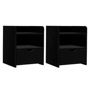 Artiss 2X Bedside Table 1 Drawer with Shelf