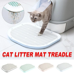 Anti Spill Cat Litter Mat Double Layer Pet Toilet Mat for Litter Box