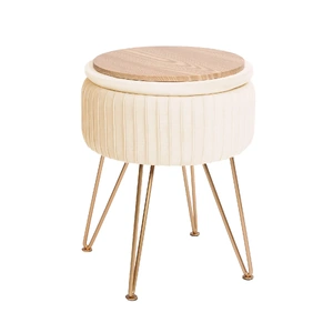 Side Table Storage Ottoman