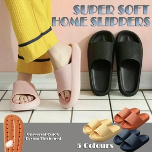 Ultra-Soft Pillow Slides EVA Slippers for Indoor Outdoor Use – Thick Anti-Slip Sole
