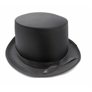 SATIN TOP HAT Costume Party Cap Fancy Dress Trilby Fedora One Size