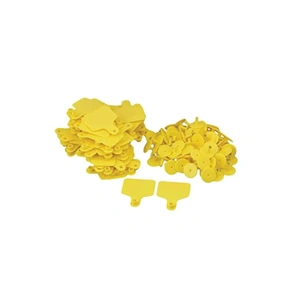 100x Cattle Ear Tags 5x4cm Set