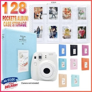 128 Pockets Album Case Storage For Polaroid Photo FujiFilm Camera Film