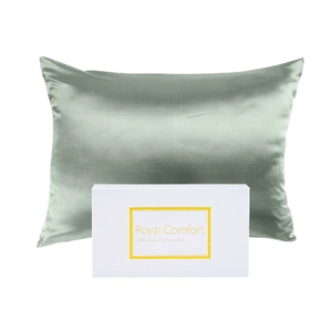 Royal Comfort Mulberry Soft Silk Hypoallergenic Pillowcase Twin Pack 51 by 76cm