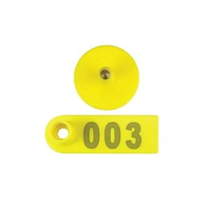 1-100 Cattle Number Ear Tag 5x2cm Set