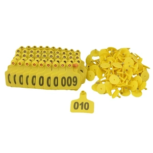 1-100 Cattle Number Ear Tags 5x4cm Set