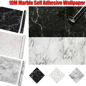 10M Marble Self-Adhesive PVC Wall Sticker Wallpaper Decor