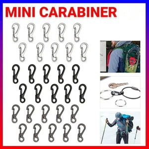 10X Mini Alloy Carabiner Keychain Durable Snap Spring Clip Hook