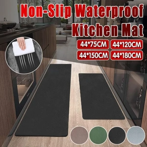 44x75cm Non-Slip Waterproof Kitchen Door Mat Floor Rug Carpet Anti-Oil Easy Clean