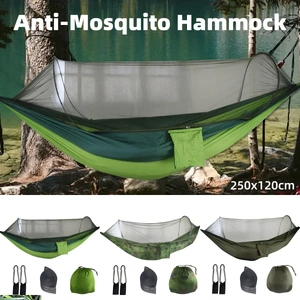Camping Hammock Tent Set Double Outdoor Hanging Bed With Mosquito Net For Travel