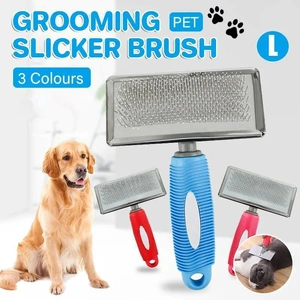 L Size Hair Shedding Grooming Trimmer Comb Brush Slicker Undercoat Rake Pet Dog Cat