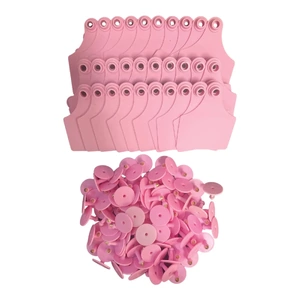 100x Cattle Ear Tags 7x10cm Set