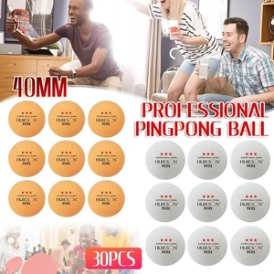 30PCS 3-Star Table Tennis Balls Professional Pingpong Ball Training Ball 40mm