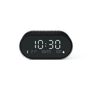 Lexon Ray Clock Lcd Alarm Clock With Temperature / Humidity Display