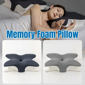 Memory Foam Butterfly Pillow Neck Support Slow Rebound Cervical Pillow
