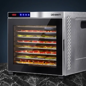 10 Trays Food Dehydrator Stainless Steel Tray