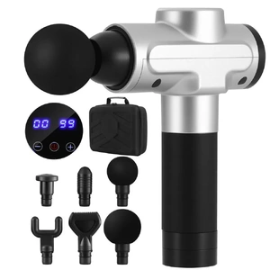 Massage Gun 30 Speed 6 Heads Vibration Muscle Massager Chargeable