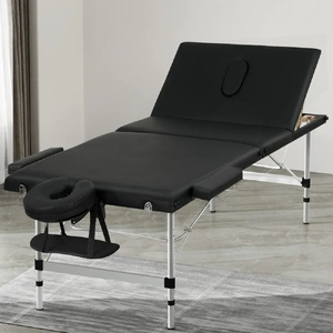Zenses Massage Table 85cm Portable 3 Fold Aluminium Beauty Bed