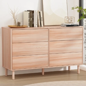 6 Chest of Drawers Cabinet Dresser Table Tallboy Storage Bedroom