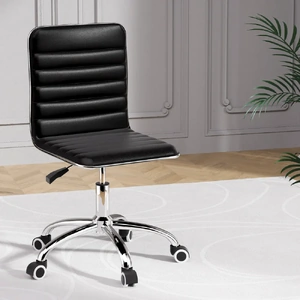 Office Chair Computer Desk Gaming Chairs PU Leather Low
