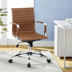 Office Chair Conference Chairs PU Leather Mid