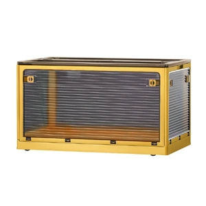Storage Container Foldable Stackable Large 5 Sides Open