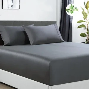 400 thread count bamboo cotton 1 fitted sheet with 2 pillowcases king