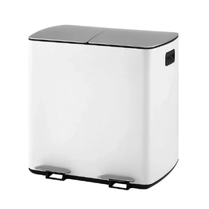 Pedal Bins Rubbish Bin Dual Compartment Waste Recycle Dustbins