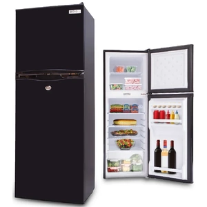 GECKO 142L Upright Portable Fridge Freezer, 12V 24V for Motorhome and Caravan