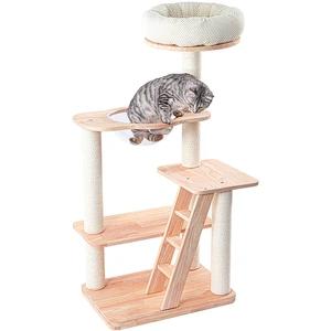 HONEYPOTCAT Serenity Plush Top Cat Tower