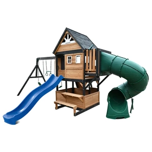 Lifespan Kids Claremont Swing Set & Play Centre with 2.2m Slide