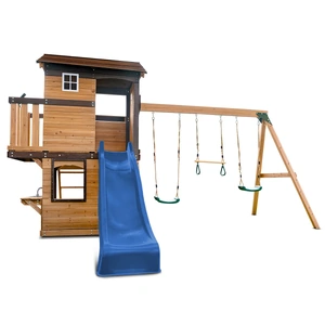 Lifespan Kids Darlington Swing Set & Play Centre with 2.2m Slide