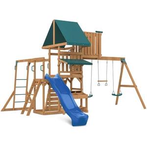 Lifespan Kids Walton Swing Set, Monkey Bars & Play Centre with 2.2m Slide