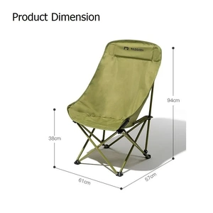 RAZOJESS Enlarged Moon Chair for Outdoor Camping Fishing Picnic
