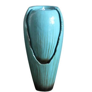 Samland 82CM BROKEN JAR WATER FEATURE FOUNTAIN WITH LED LIGHT