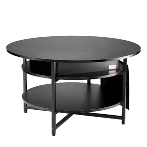 VEVOR Lift Top Coffee Table 35.3" Round Coffee Table for Living Room