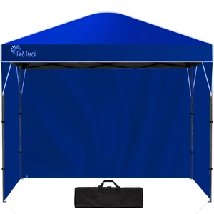 RED TRACK 3.6x2.2m Ultra Compact Folding Gazebo, Walls, Carry bag, Portable Outdoor Popup Marquee for Camping Beach