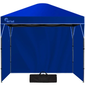 RED TRACK 3x3m Ultra Compact Folding Gazebo, Walls, Carry bag, Portable Outdoor Popup Marquee for Camping Beach
