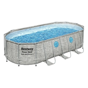 Bestway Swimming Pool 549x274x122cm Steel Frame Above Ground Pools Filter Pump Ladder