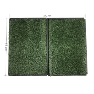 Indoor Dog Puppy Toilet Grass Potty Training Mat Loo Pad