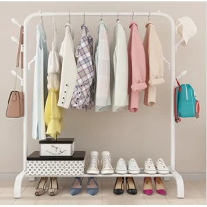Heavy Duty Clothes Rail Rack Hanging Garment Display Stand Shoe Storage Shelving Unit