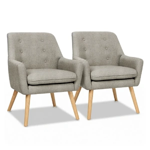 Artiss 2X Armchair Lounge Chair Accent Tub Chair ANNE