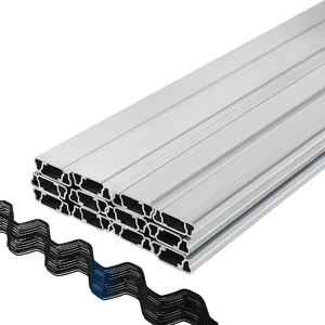 VEVOR Spring Wire and Lock Channel, Spring Lock & U-Channel Bundle for Greenhouse, PE Coated Spring Wire & Aluminum Alloy Channel, Plastic