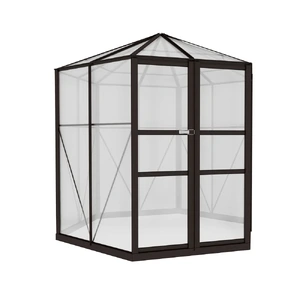 Greenhouse Aluminium Polycarbonate House Garden Shed
