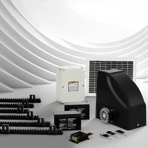 Automatic Sliding Gate Opener Kit Solar Panel Electric 6 m 600KG