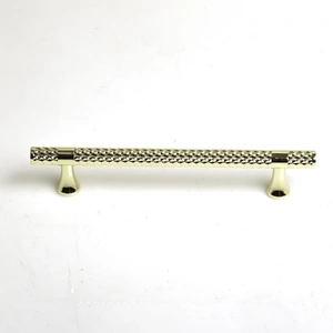 Gold Solid Zinc Kitchen Cabinet Handles Drawer Bar Handle Pull