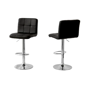 Tall Back Paddled Leather Barstools , 90