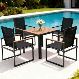 Outdoor Dining Set Table and Chairs Patio Garden Furniture Bistro Set