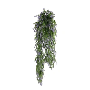 Artificial Hanging and Green Willow Leaf Garland Bush UV Resistant and Fire Rated x 76cm