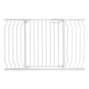 Baby Gate, 749- Extra Wide, 762 mm High, Dog Gate for Stairs Doorways and House, Easy Step Walk Thru Auto Close Child Gate Pet Security Gate wi